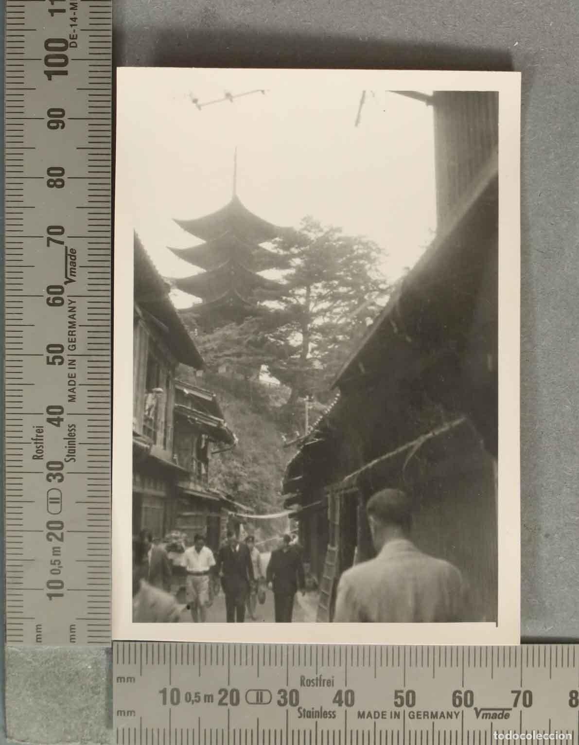 Fotograf&iacute;a antigua: FOTOGRAFIA. ISLA Itsukushima VISITA ESPA&Ntilde;OLA JAPON HACIA 1947