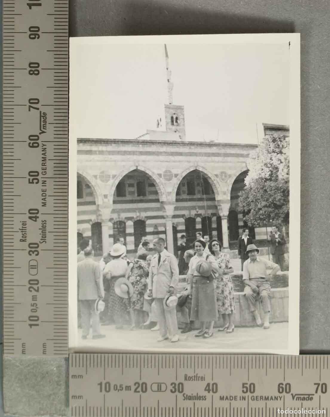 Fotograf&iacute;a antigua: FOTOGRAFIA. ESPA&Ntilde;OLES EN Palacio de Azm - Damasco HACIA 1940