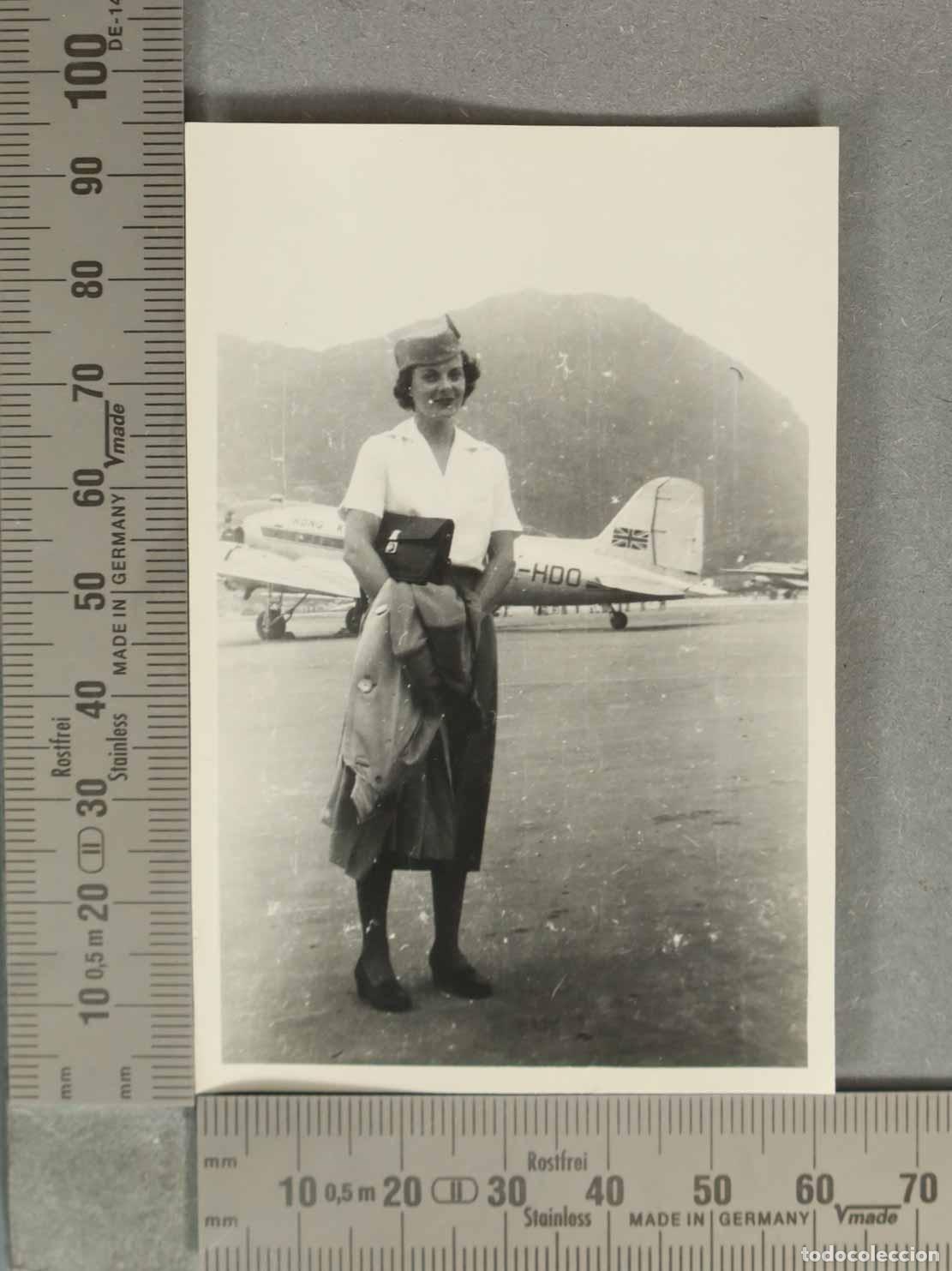 Fotograf&iacute;a antigua: FOTOGRAFIA. China - Hong Kong AEROPUERTO HACIA 1940