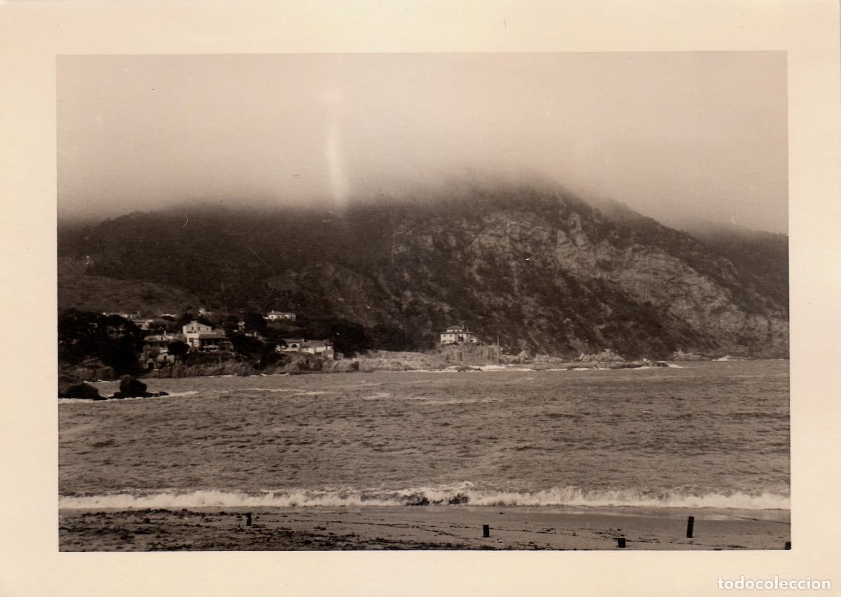 Fotograf&iacute;a antigua: Vista mar&iacute;tima. Costa Brava?. A&ntilde;os 50 pc