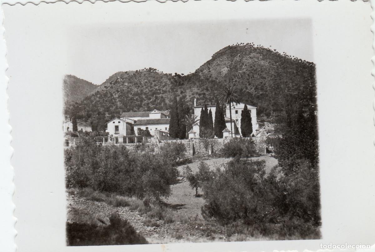 Fotograf&iacute;a antigua: Vista del Monasterio de Santo Espiritu, Gilet, Val&egrave;ncia. A&ntilde;os 50 pc