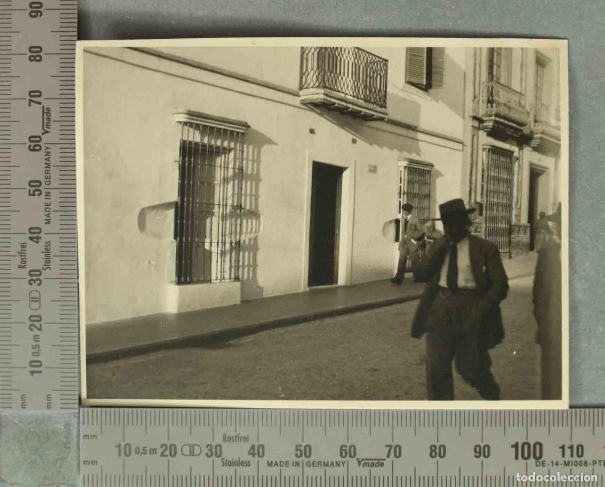 Antique Photography: FOTOGRAFIA. VISTA CALLE ARCOS DE LA FRONTERA. HACIA 1940