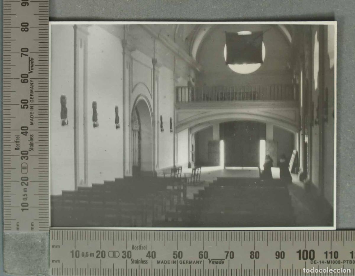 Fotograf&iacute;a antigua: FOTOGRAFIA. VISTA IGLESIA. HIGUERA DE CALATRAVA. RELIGIOSAS. HACIA 1940
