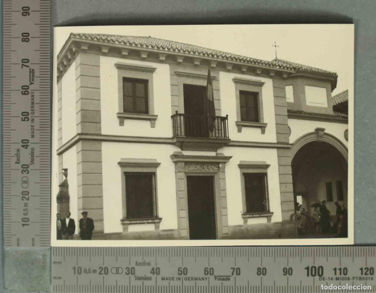 Fotograf&iacute;a antigua: FOTOGRAFIA. VISTA EDIFICIO OFICIAL. ANDUJAR. HACIA 1940