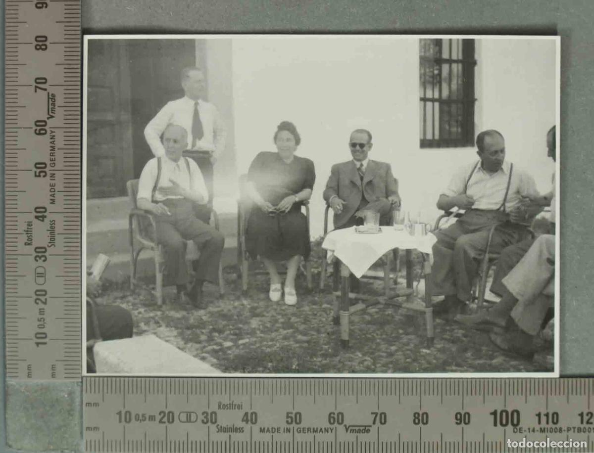 Fotograf&iacute;a antigua: FOTOGRAFIA. Sobremesa - EN EL YEG&Uuml;ERIZO HACIA 1940