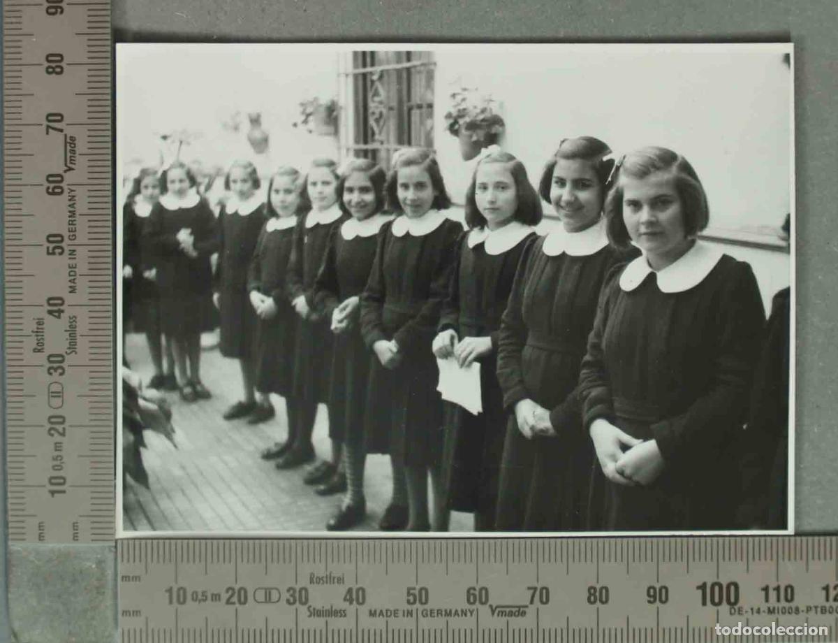 Fotograf&iacute;a antigua: FOTOGRAFIA. ALUMNAS. NI&Ntilde;AS. ANDUJAR. HACIA 1940
