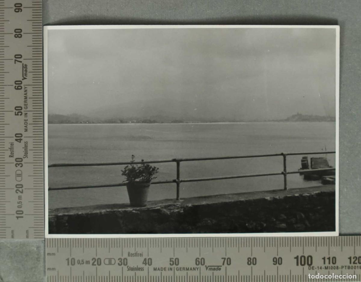 Alte Fotografie: FOTOGRAFIA. Terraza con vistas al mar - MALAGA HACIA 1940