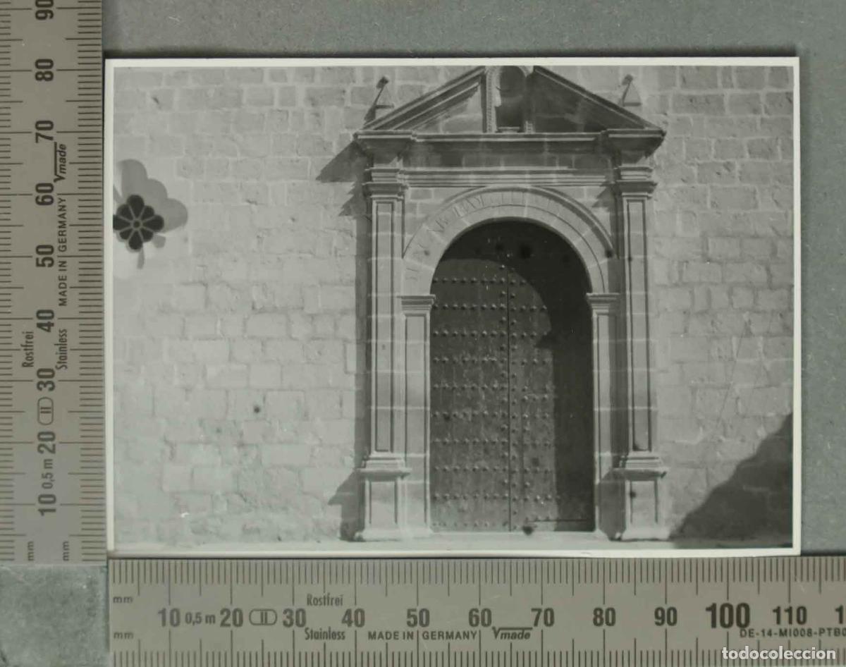 Alte Fotografie: FOTOGRAFIA. PORTADA SANTIAGO DE CALATRAVA. HACIA 1940