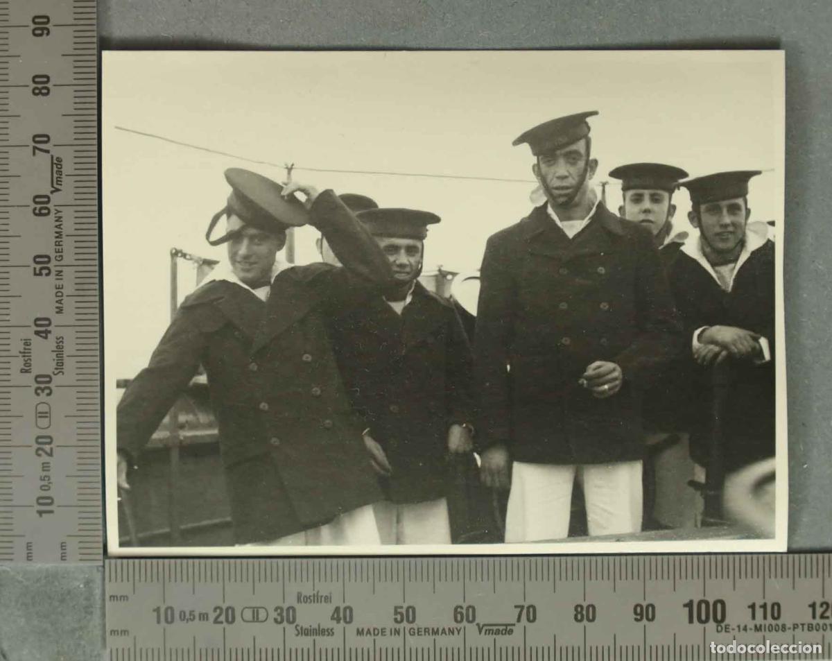 Fotografia antiga: FOTOGRAFIA. INFANTES DE MARINA MALAGA HACIA 1940