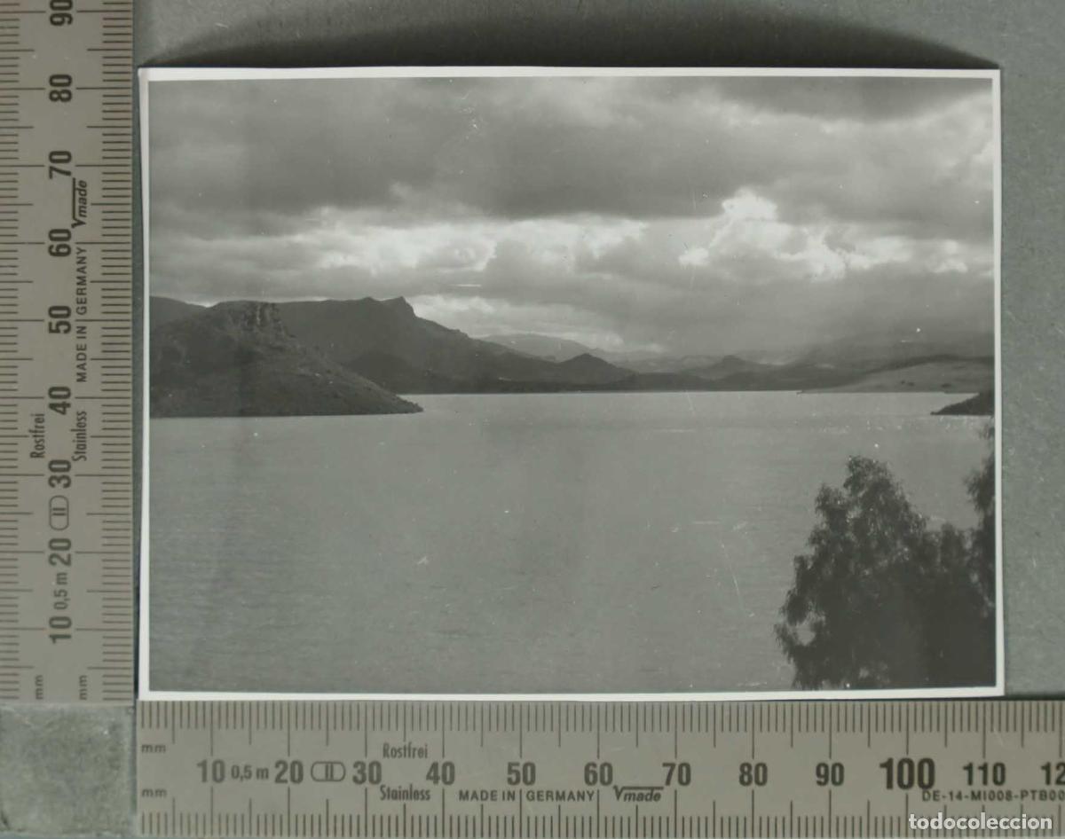 Fotografia antiga: FOTOGRAFIA. PANTANO DE EL CHORRO HACIA 1940