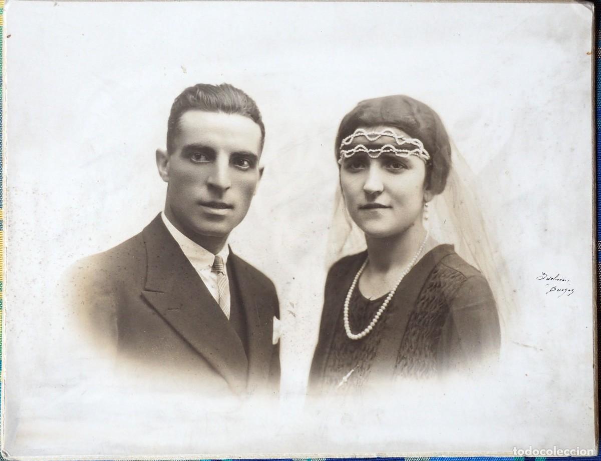 Fotograf&iacute;a antigua: ANTIGUA FOTOGRAF&Iacute;A DE PAREJA. FOTOGRAFO. IDELMON BURGOS