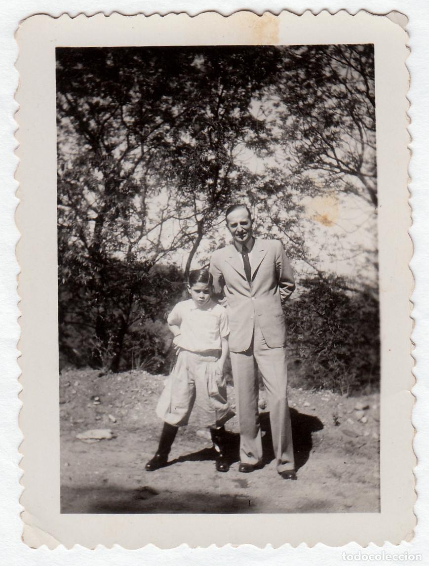 Photographie ancienne: Padre e hijo con bombachos en C&oacute;rdoba. A&ntilde;os 50 pc