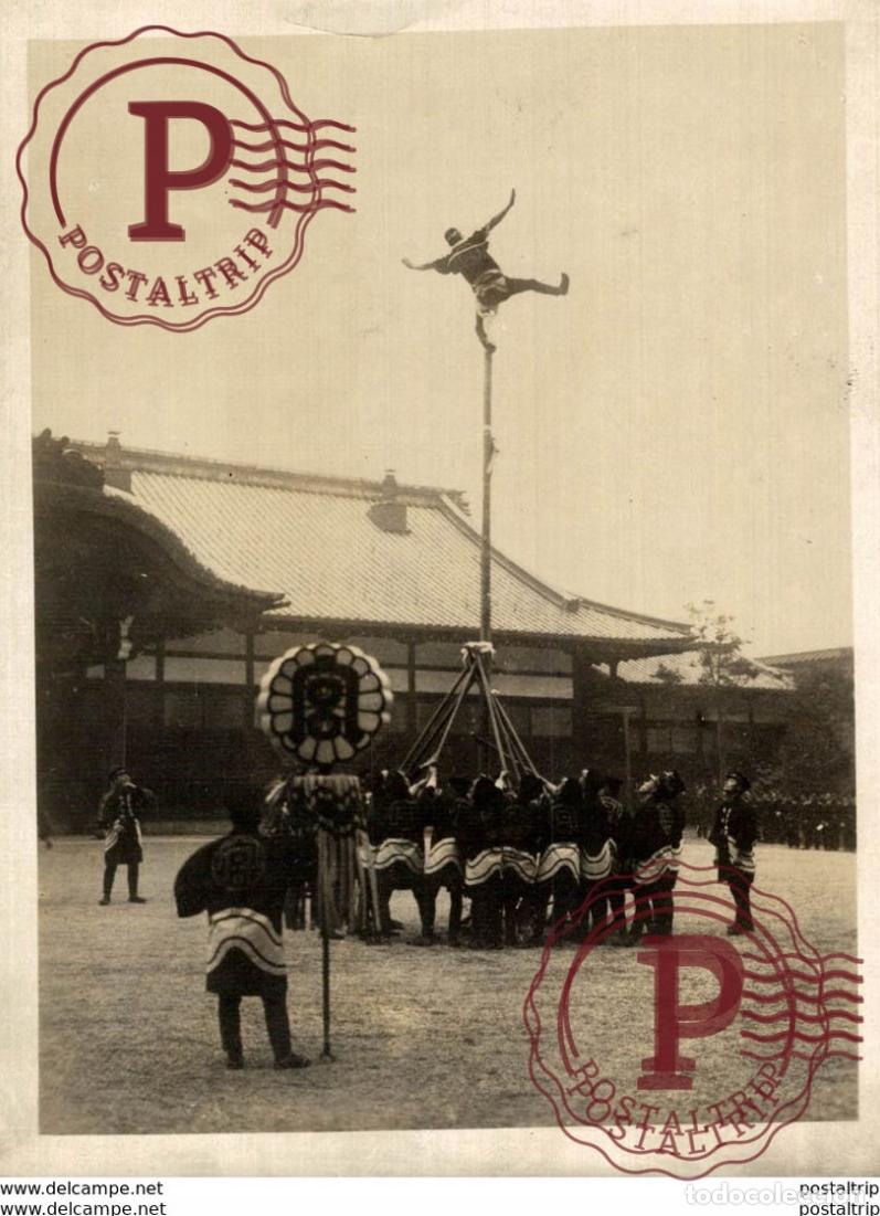 Fotograf&iacute;a antigua: FIRE BRIGADES FIREMEN POMPIERS IMPERIAL PALACE JAPON JAPAN 16*12 cm Fonds Victor FORBIN 1864-1947