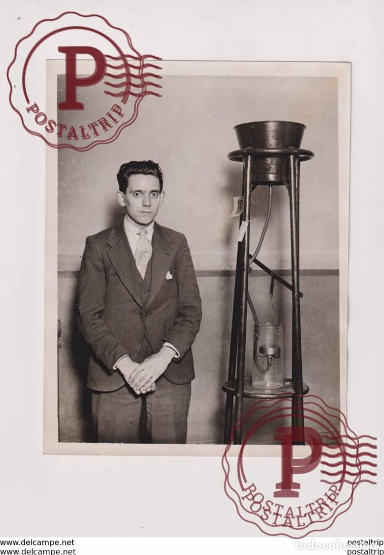 Fotograf&iacute;a antigua: NOVEL DEVICE WESTMINSTER AUTOMATIC TANK FILLER 21*17 cm Fonds Victor FORBIN 1864-1947