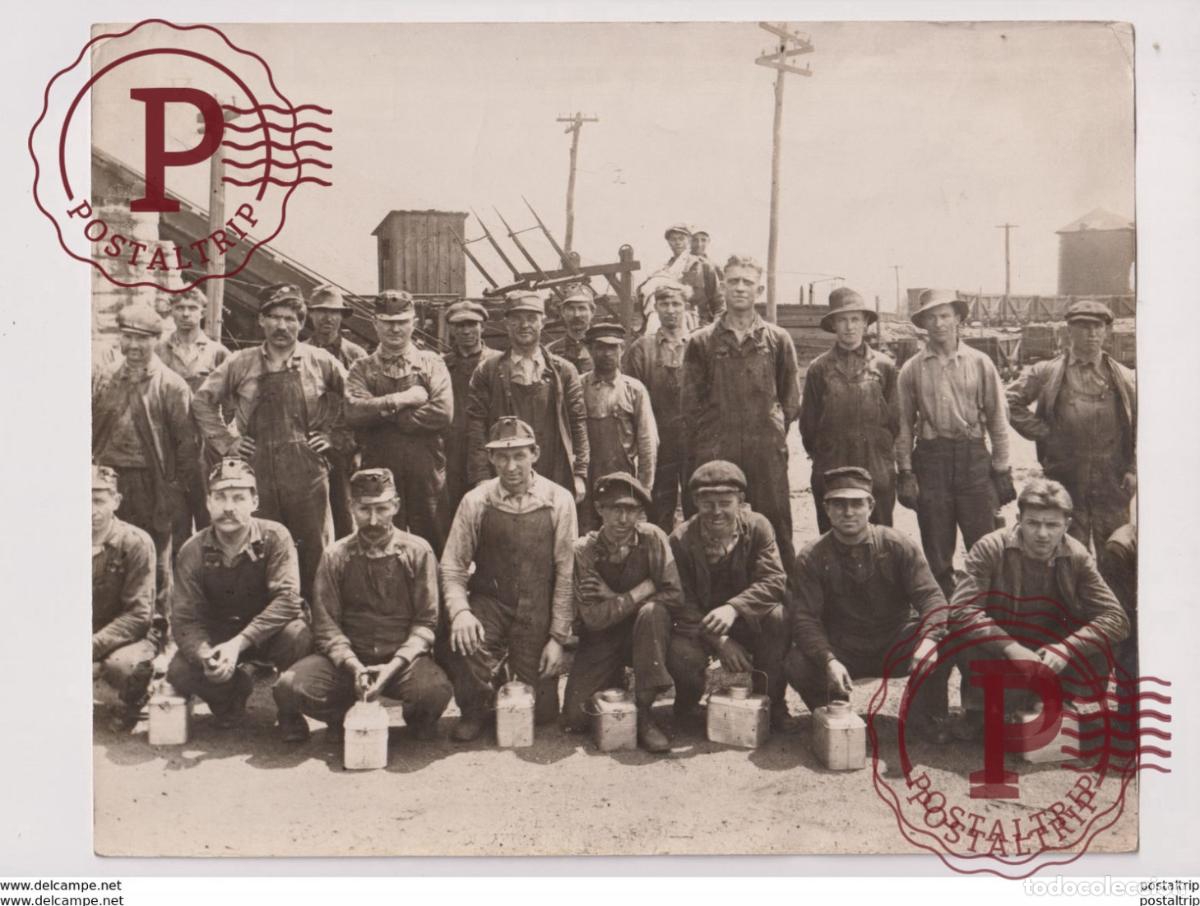 Fotograf&iacute;a antigua: UMWA Anthracite Miners. Anthracite coal miners MINERIA MINE MINING 25*20 cm Fonds Victor FORBIN 18