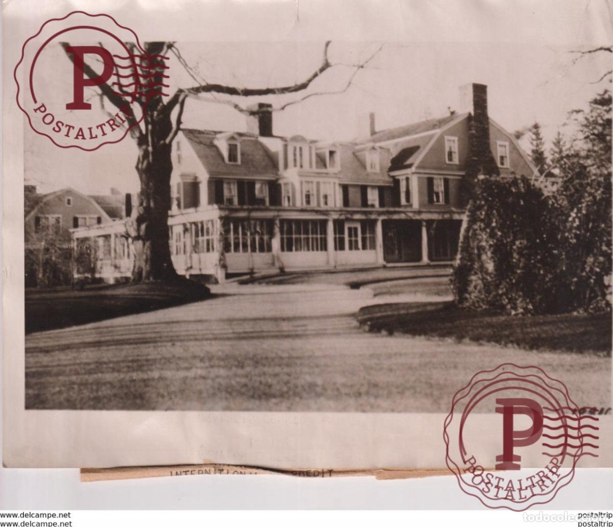 Photographie ancienne: OAKLAND FARM NEWPORT RI USA WILLIAM H VANDERBILT LUSITANIA DIED FATHER 21*16CM Fonds Victor FORBIN 1