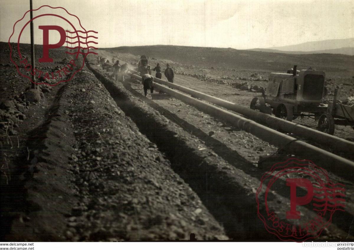 Fotograf&iacute;a antigua: PIPELINE 17*12CM Fonds Victor FORBIN 1864-1947