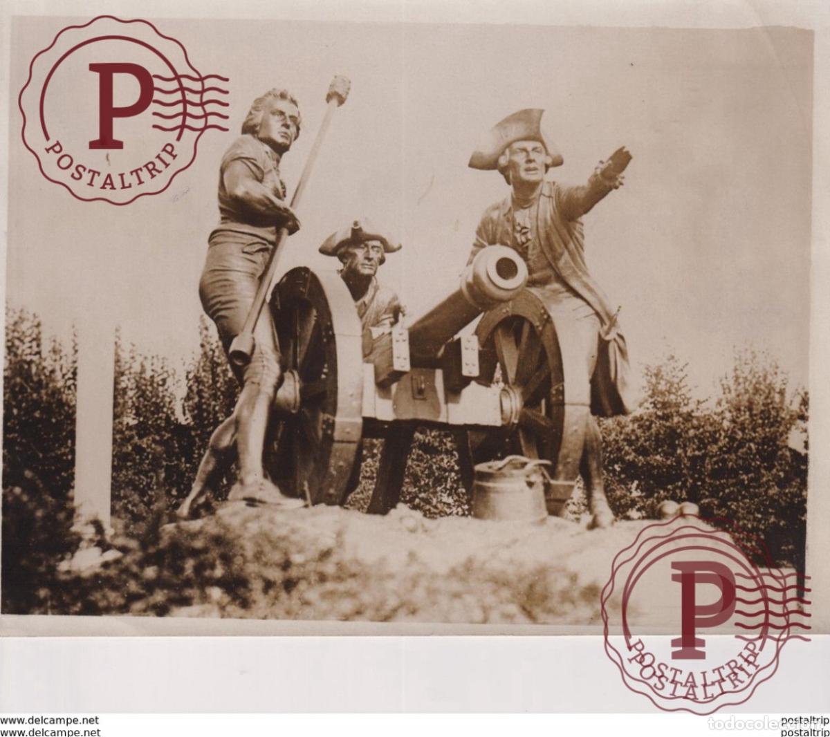 Fotograf&iacute;a antigua: NEWHAVEN CONNECTICUT DEFENDERS MONUMENT UNITED STATES USA 21*16CM Fonds Victor FORBIN 1864-1947