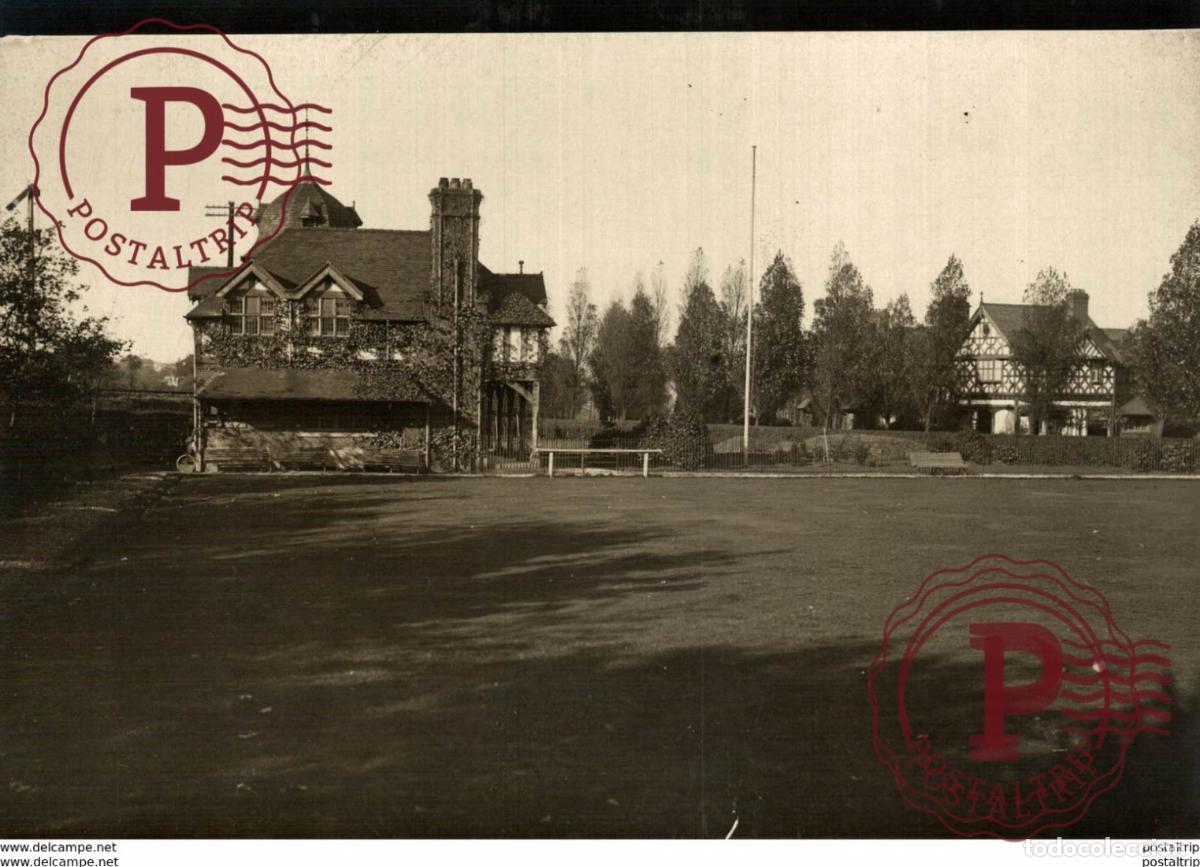 Antique Photography: model village port sunlight Merseyside ENGLAND UNITED KINGDOM CHESHIRE 16*12CM Fonds Victor FORBIN