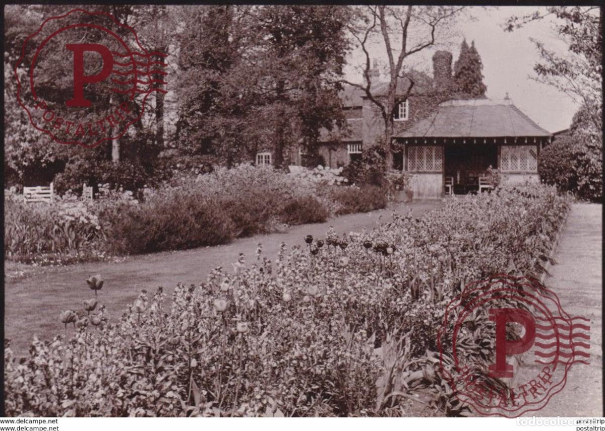 Fotograf&iacute;a antigua: HAMPSHIRE ENGLISH GARDEN 18*13CM Fonds Victor FORBIN 1864-1947