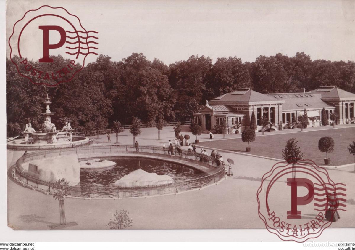 Fotograf&iacute;a antigua: USA NEW YORK BROUX PARC BRONX PARK NEW YORK ZOOLOGICAL SOCIETY ZOO 25*17CM Fonds Victor FORBIN 1864-