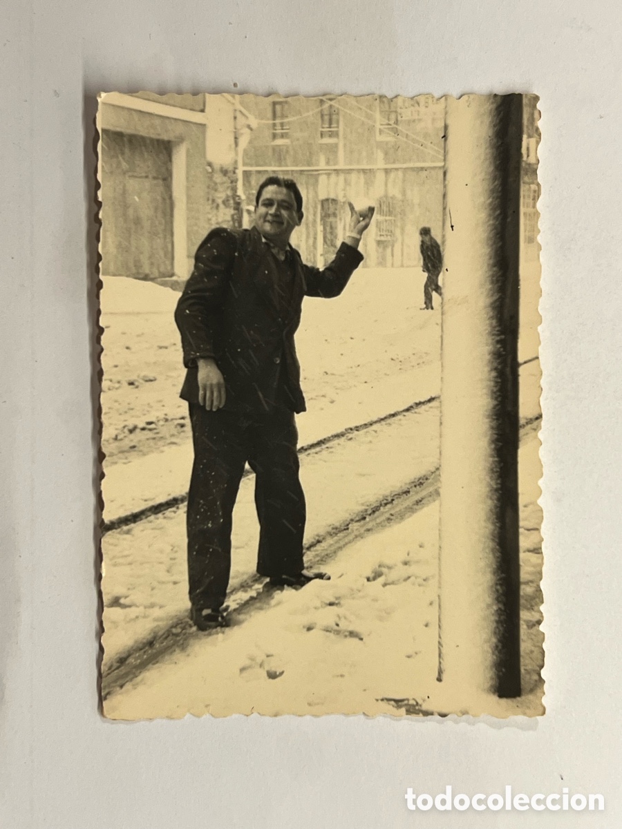 Fotograf&iacute;a antigua: MISLATA (Valencia) Fotograf&iacute;a un 11 de Enero de 1959 tras una gran nevada&hellip;