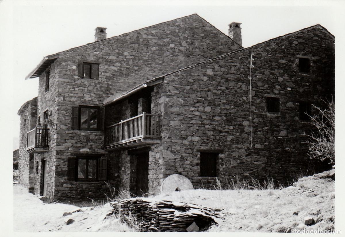 Fotograf&iacute;a antigua: Casa, refugio de monta&ntilde;a. Pirineos?. A&ntilde;os 50 pc