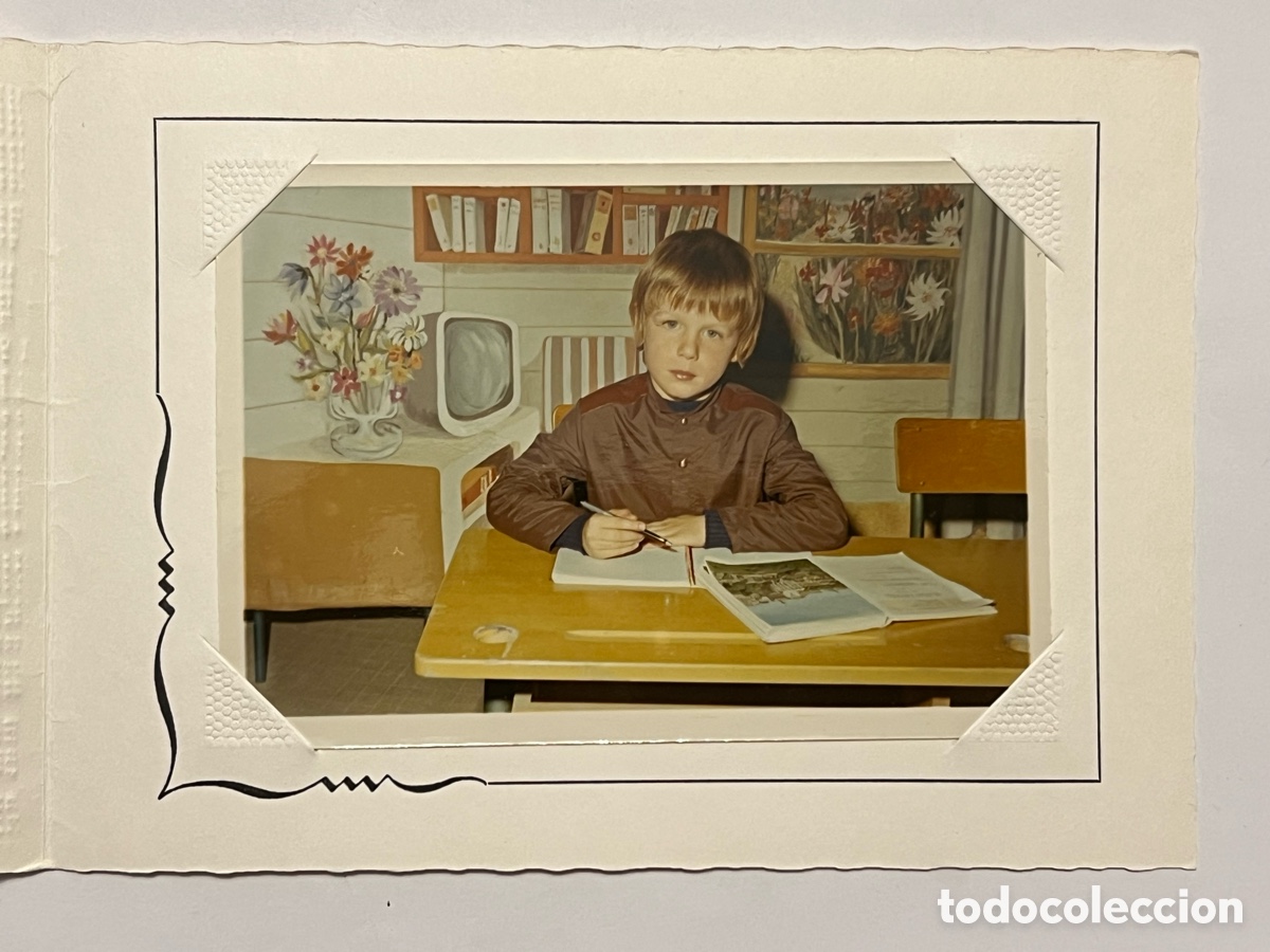 Fotograf&iacute;a antigua: Souvenir Scolaire.. Recuerdo escolar.. Francia (h.1960?)