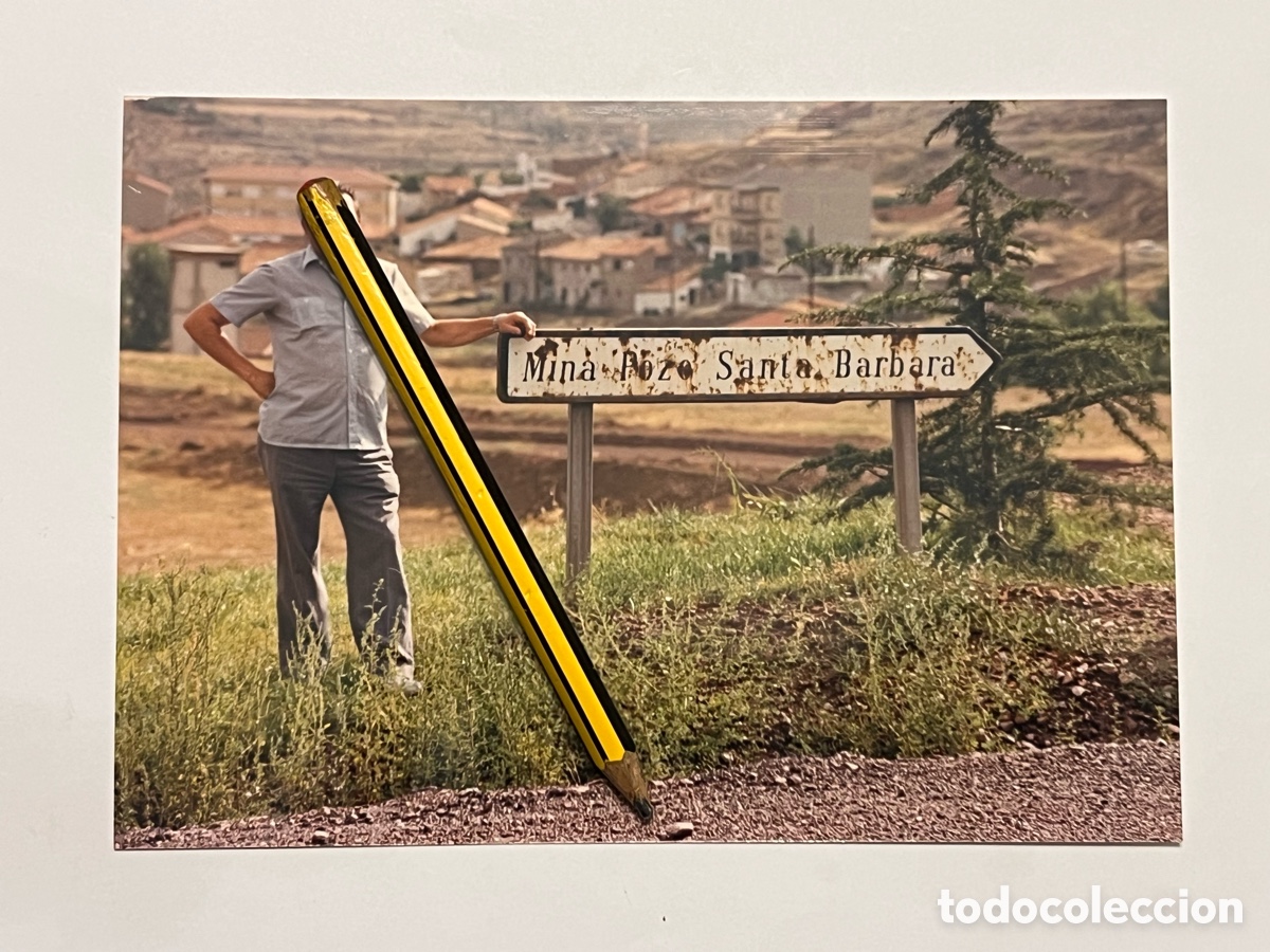Fotograf&iacute;a antigua: UTRILLAS (Teruel) Fotograf&iacute;a a color.. Mina Pozo Santa B&aacute;rbara. Vista panor&aacute;mica (h.1980?)