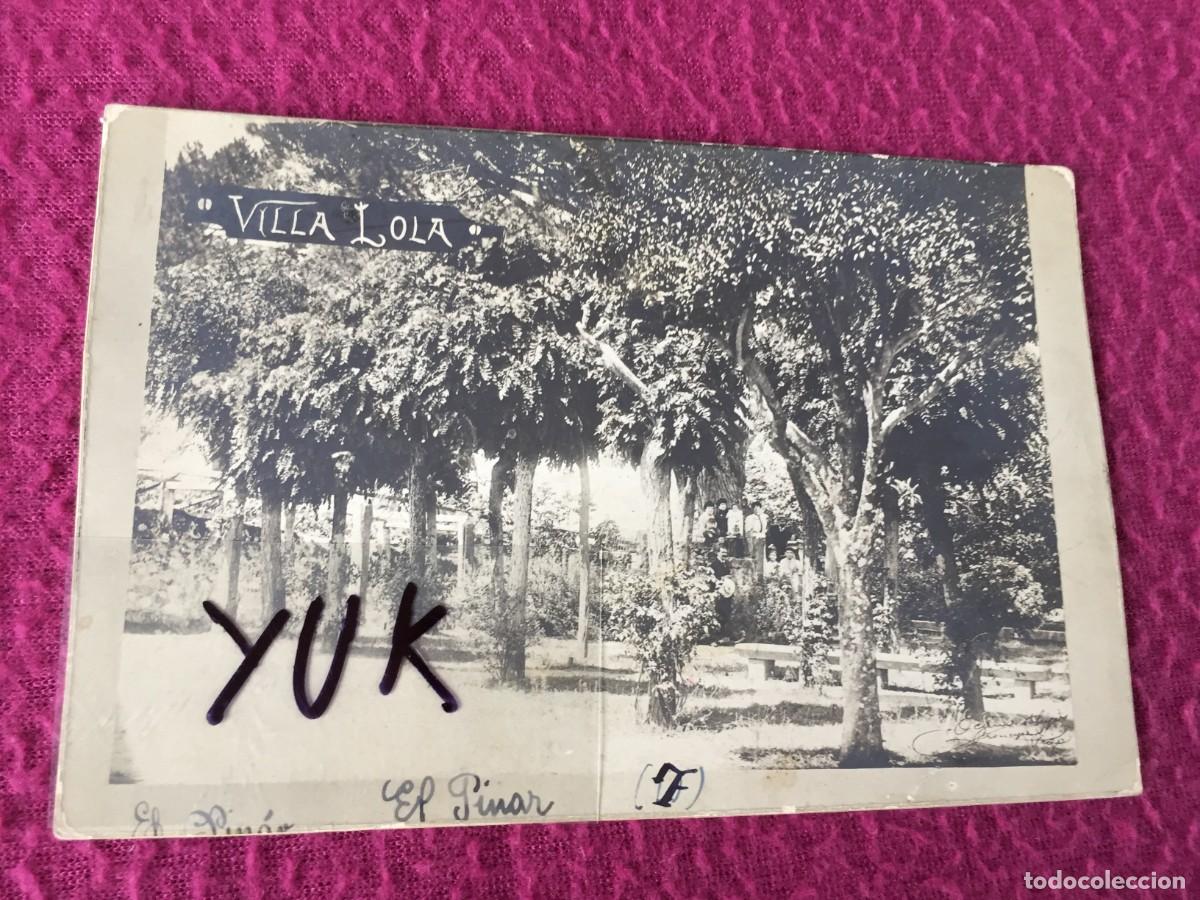 Fotograf&iacute;a antigua: RARA FOTOGRAFIA PRINCIPIO DE SIGLO DE VIGO FOTOGRAFO OCA&Ntilde;A E HIJOS - VILLA LOLA - EL PINAR
