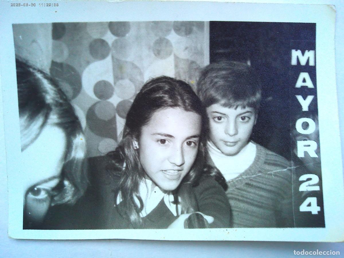 Fotograf&iacute;a antigua: MINUTERO DE FERIA : NI&Ntilde;OS EN LA BARRACA DE LOS TIROS . CON DIRECCION ( MAYOR 24 )