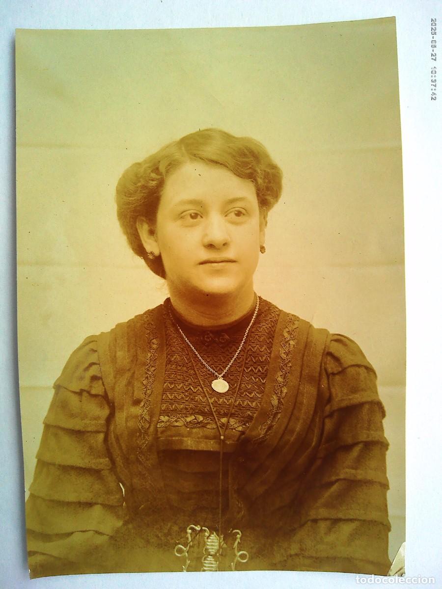 Fotograf&iacute;a antigua: PRECIOSA FOTO DE ESTUDIO DE SE&Ntilde;ORITA , 1912