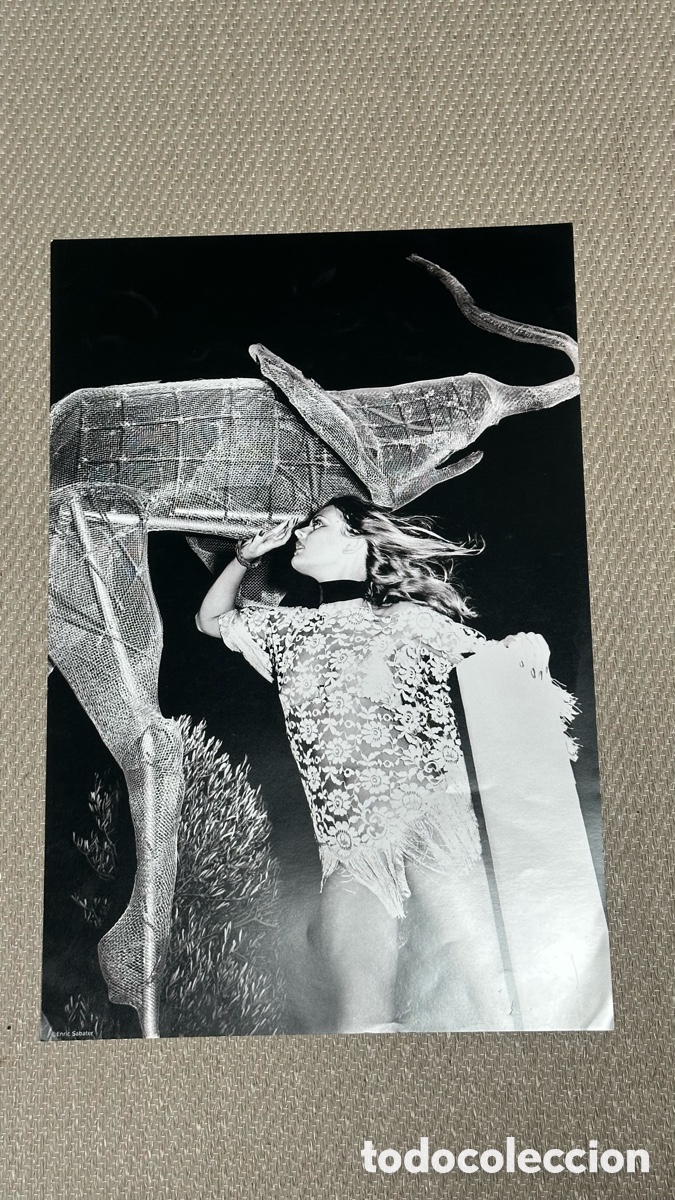 Fotograf&iacute;a antigua: Fotograf&iacute;a Salvador Dal&iacute; por Enric Sabater 30x45