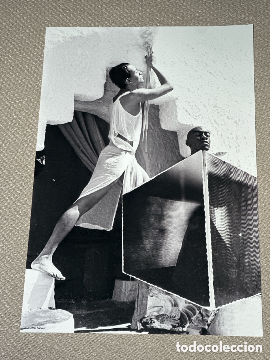 Fotograf&iacute;a antigua: Fotograf&iacute;a Salvador Dal&iacute; Gala por Enric Sabater 45x31