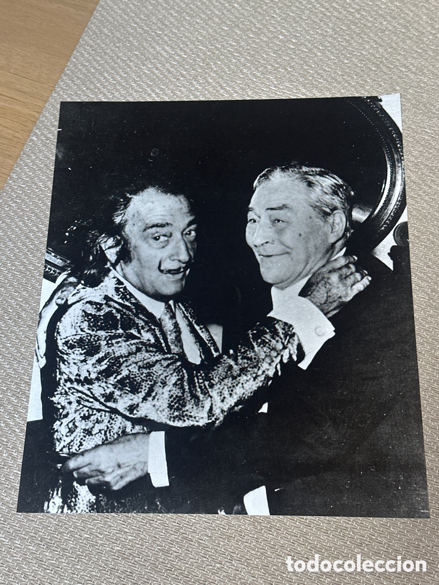 Fotograf&iacute;a antigua: Fotograf&iacute;a Salvador Dal&iacute; Josep Pla por Enric Sabater