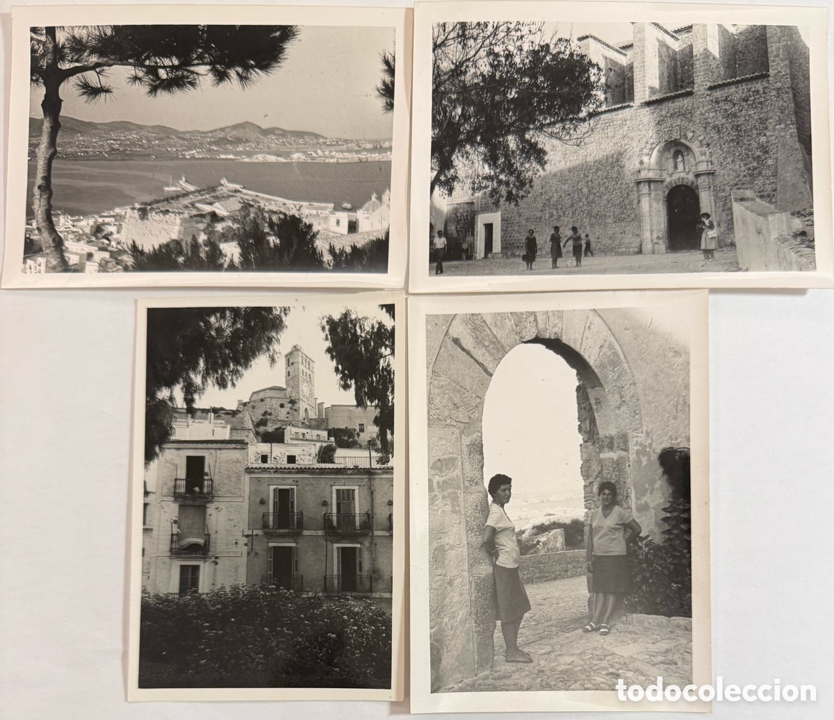 Fotografia antiga: Ibiza lote de 4 fotos de ibiza A&ntilde;o 1962