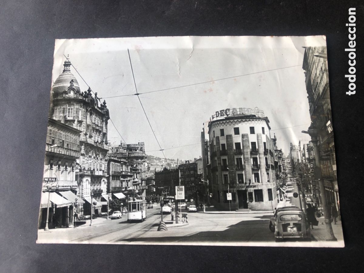 Fotograf&iacute;a antigua: Antigua foto Puerta del Sol VIGO