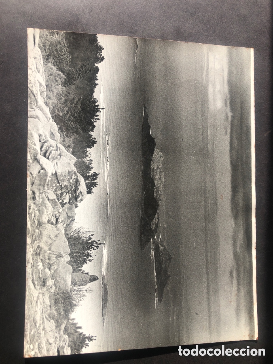 Fotograf&iacute;a antigua: Antigua y rara foto Islas Cies Ria de VIGO