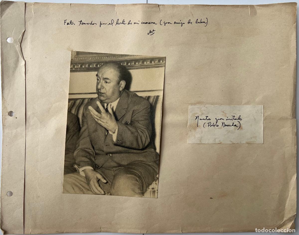 Fotografia antica: Rara Foto De Pablo Neruda ,tomada por el Che en 1960