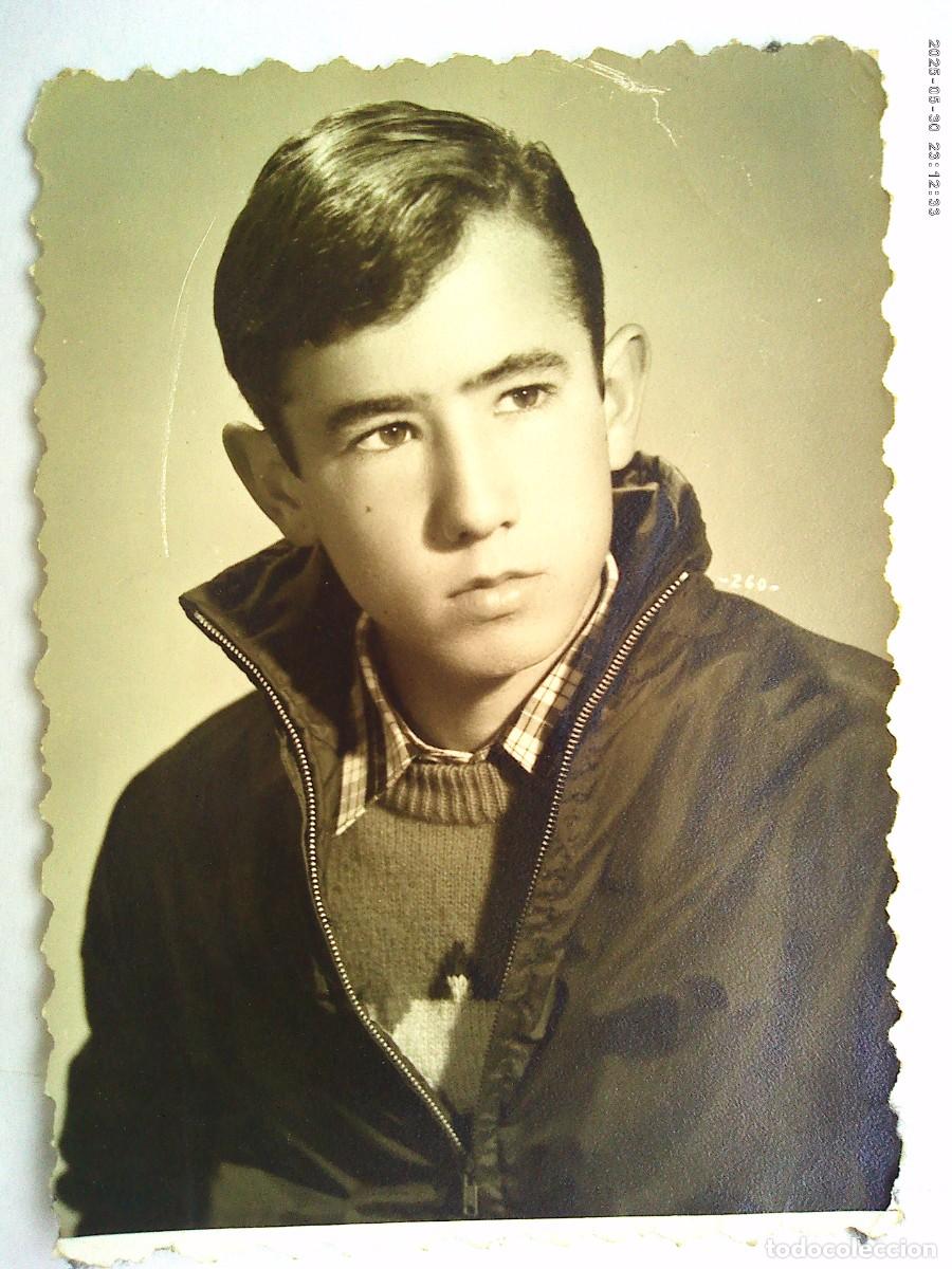 Antique Photography: BONITA FOTO DE ESTUDIO DE JOVEN , 1968 . DE JULIO , BADAJOZ