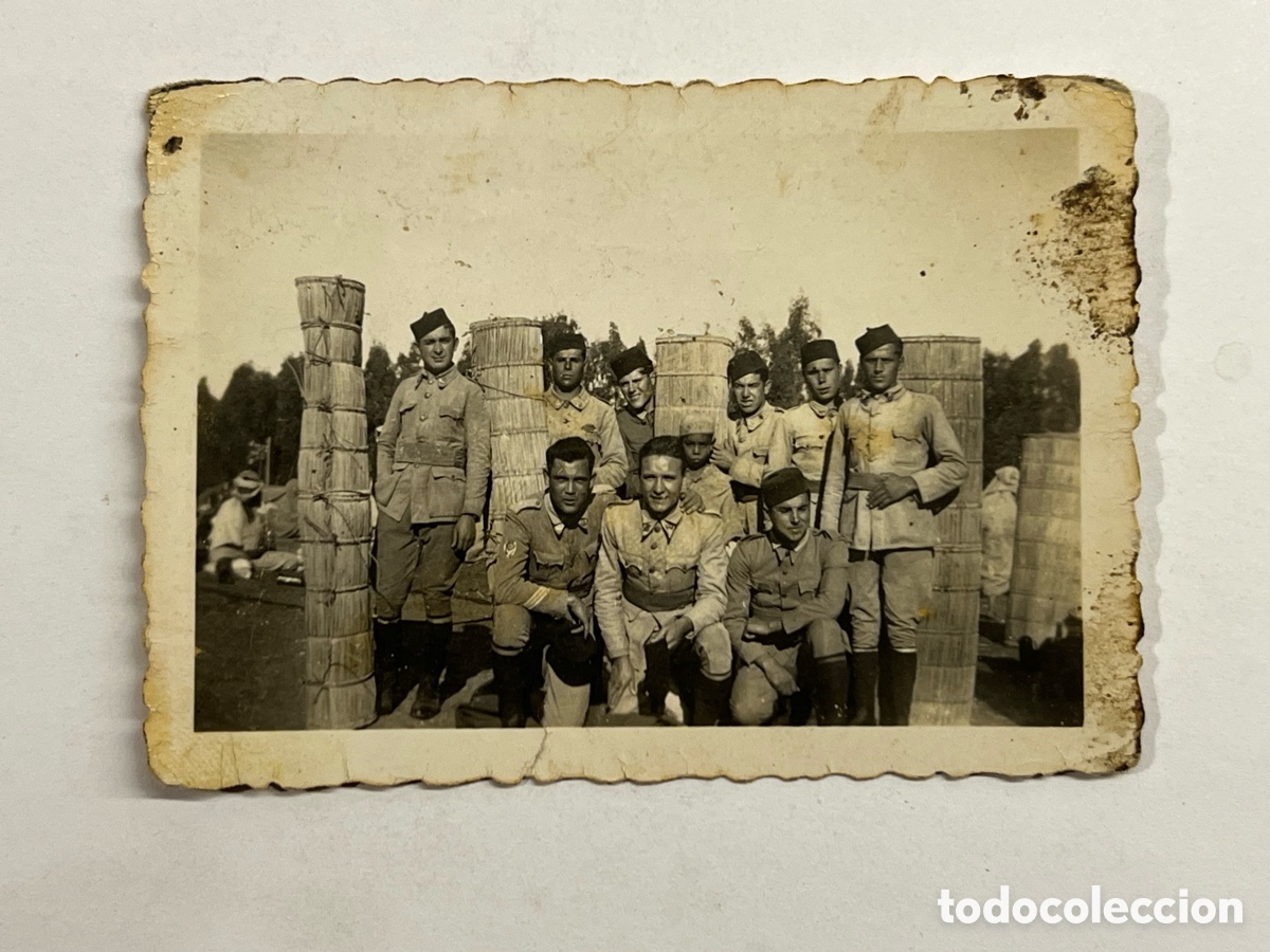 Fotograf&iacute;a antigua: ALCAZARQUIVIR.. &Aacute;frica. Soldado de Castell&oacute;n en su tiempo en filas.. a su novia.. (a.1944)