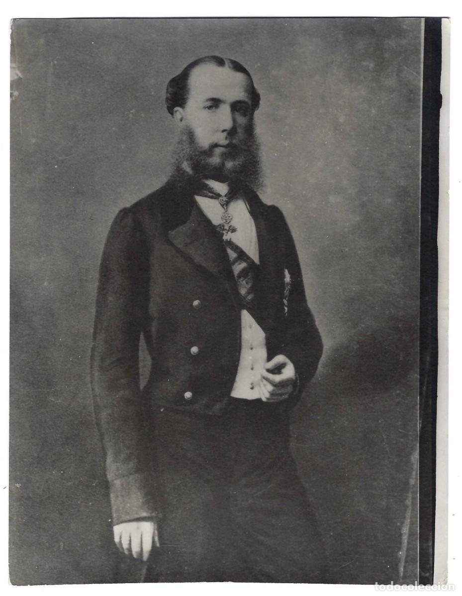 Fotograf&iacute;a antigua: FOTOGRAF&Iacute;A- MAXIMILIANO DE HABSBURGO EMPERADO MEXICO. ARCHIVO FOTOGR&Aacute;FICO EDITORIAL MONTANER Y SIMON