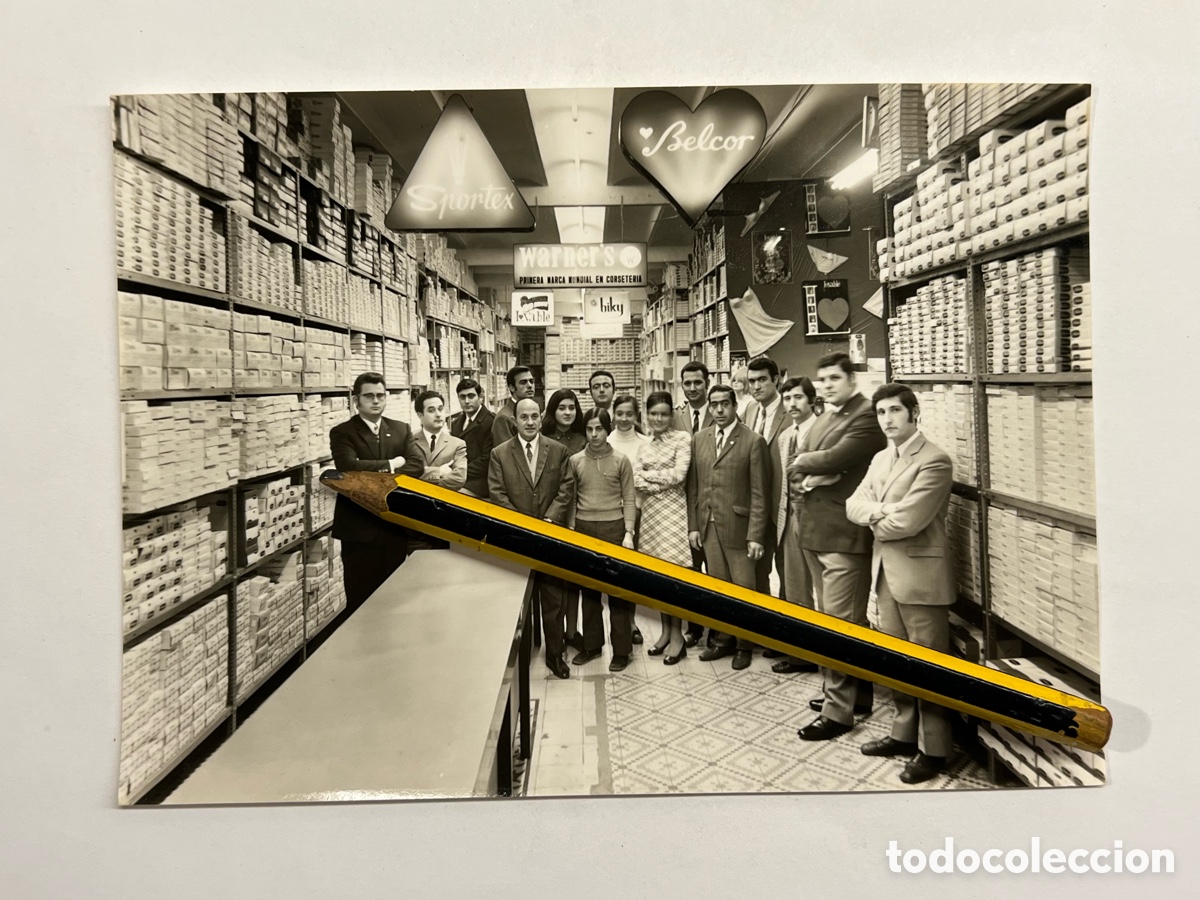Fotograf&iacute;a antigua: LANAS ARAG&Oacute;N - ADEMAR - HOGAR COMPLET - VALENCIA EN BLANCO Y NEGRO. Foto Finezas (a.1970)