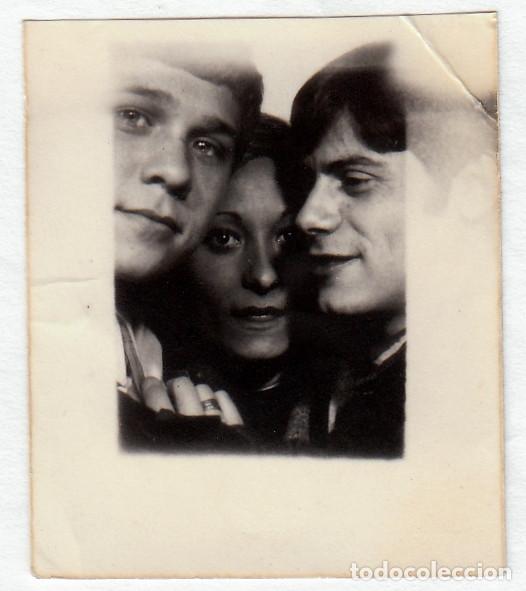 Fotograf&iacute;a antigua: Fotomat&oacute;n. Trio. A&ntilde;os 70 pc