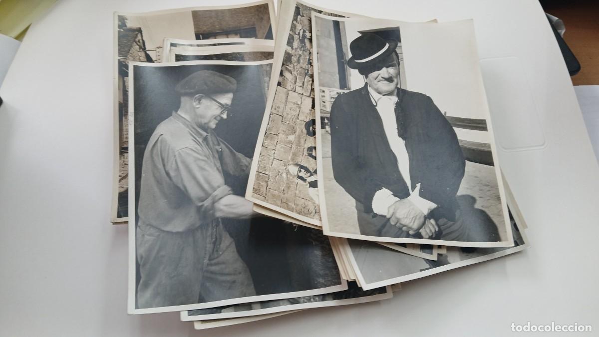 Fotograf&iacute;a antigua: LOTE DE 47 FOTOGRAFIAS ORIGINALES FOLKLORE NAVARRO ARCHIVO EDITORIAL ANOS 60-70
