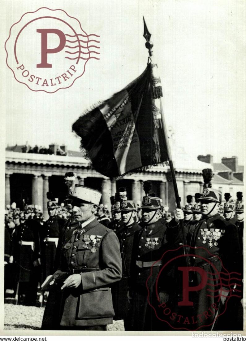 Fotografia antiga: legion dhonneur ecole de guerre la croix portee 18*13CM Photo Meurisse Paris France collectionmeur