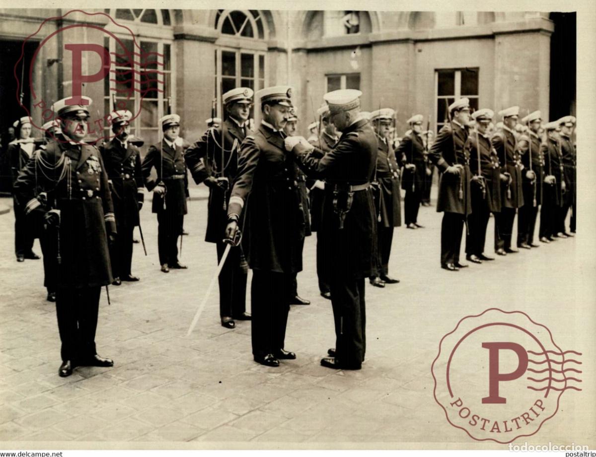 Fotografia antiga: MINISTERE DE LA MARINE, REMISE DE DECORATIONS 18*13CM Photo Meurisse Paris France collectionmeuri
