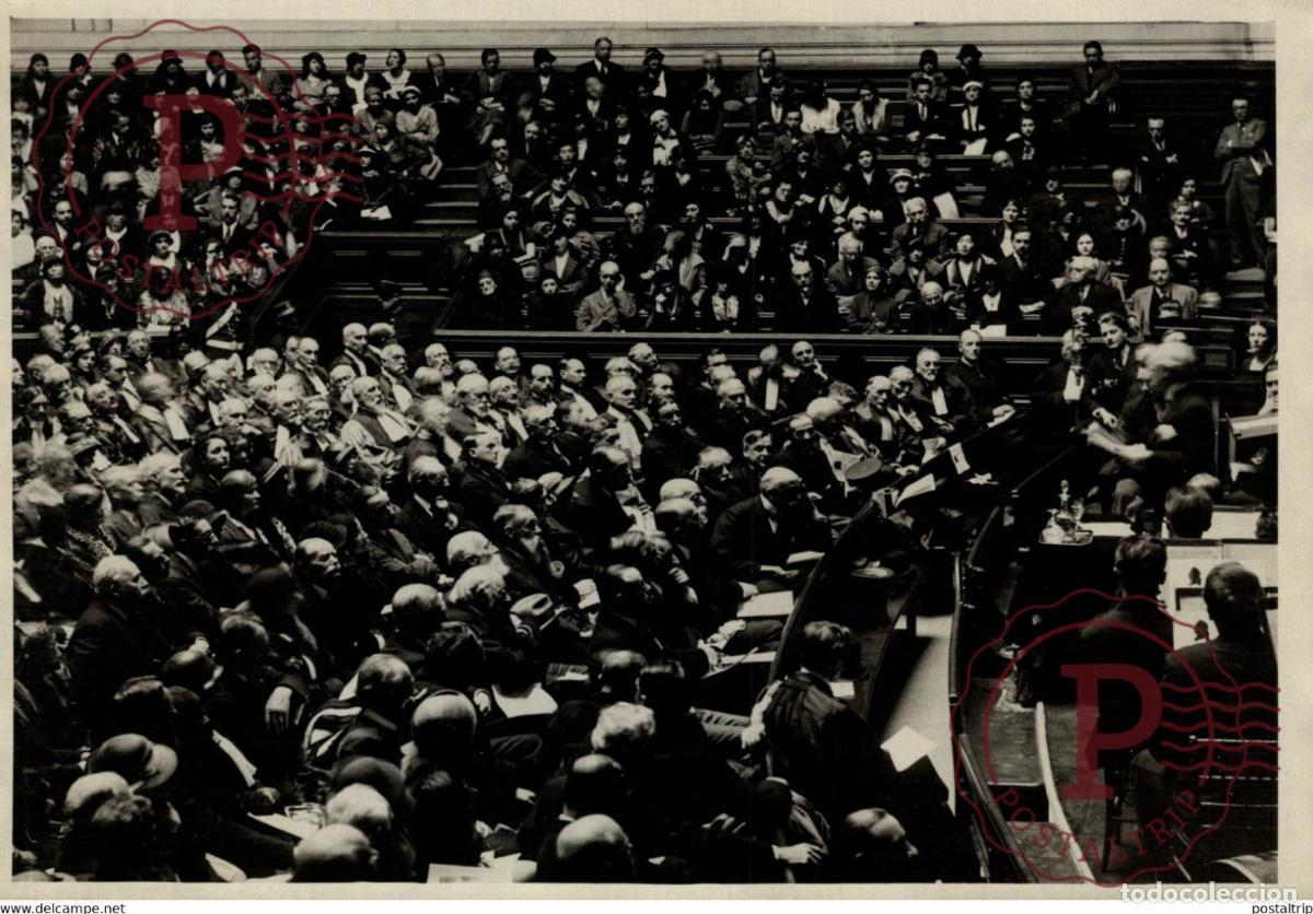 Fotografia antiga: CENTENAIRE DE CORTRE A LA SOBONNE 18*13CM Photo Meurisse Paris France collectionmeurisse