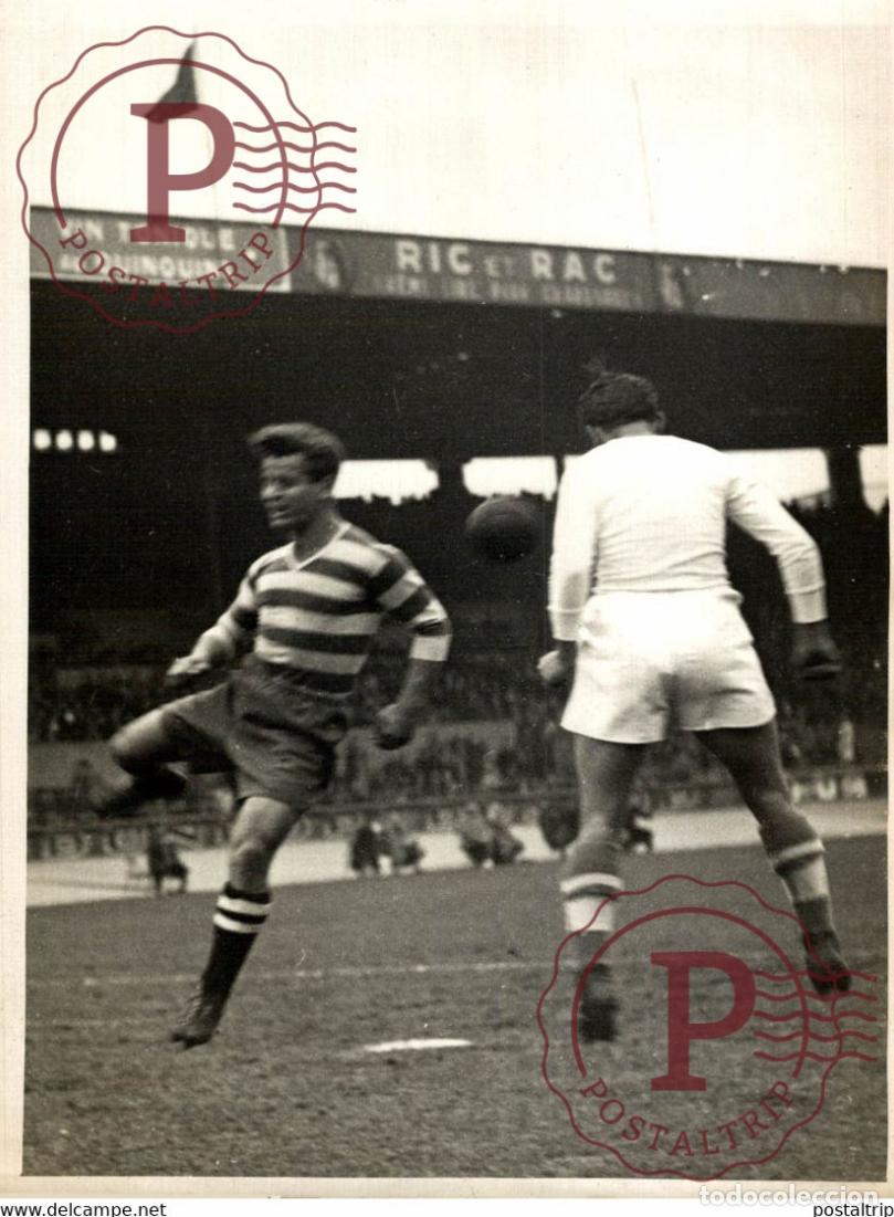 Fotograf&iacute;a antigua: FOOTBALL CHAMPIONNATS DE FRANCE MARSEILLE CONTRE SETE PARC DES PRINCES 18*13CM Photo Meurisse Pari