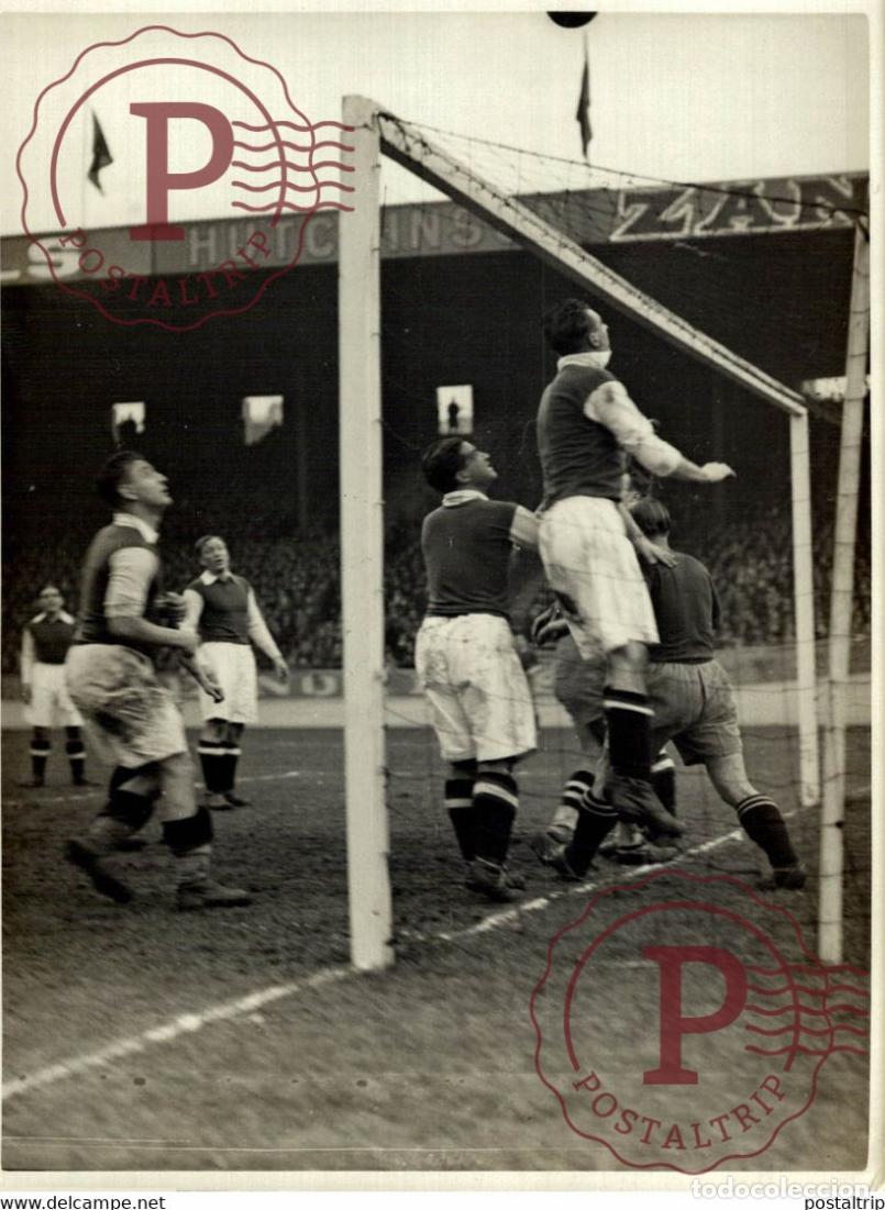 Fotograf&iacute;a antigua: FOOTBALL PARC DES PRINCES SETTE CONTRE RED STAR FRANCE 18*13CM Photo Meurisse Paris collectionmeuris